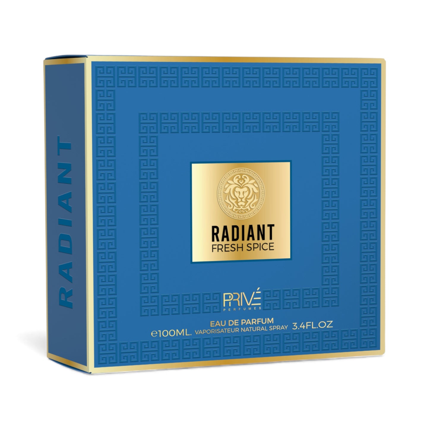 PRIVE Radiant Fresh Spice 100ML Eau De Parfum 3x PACK