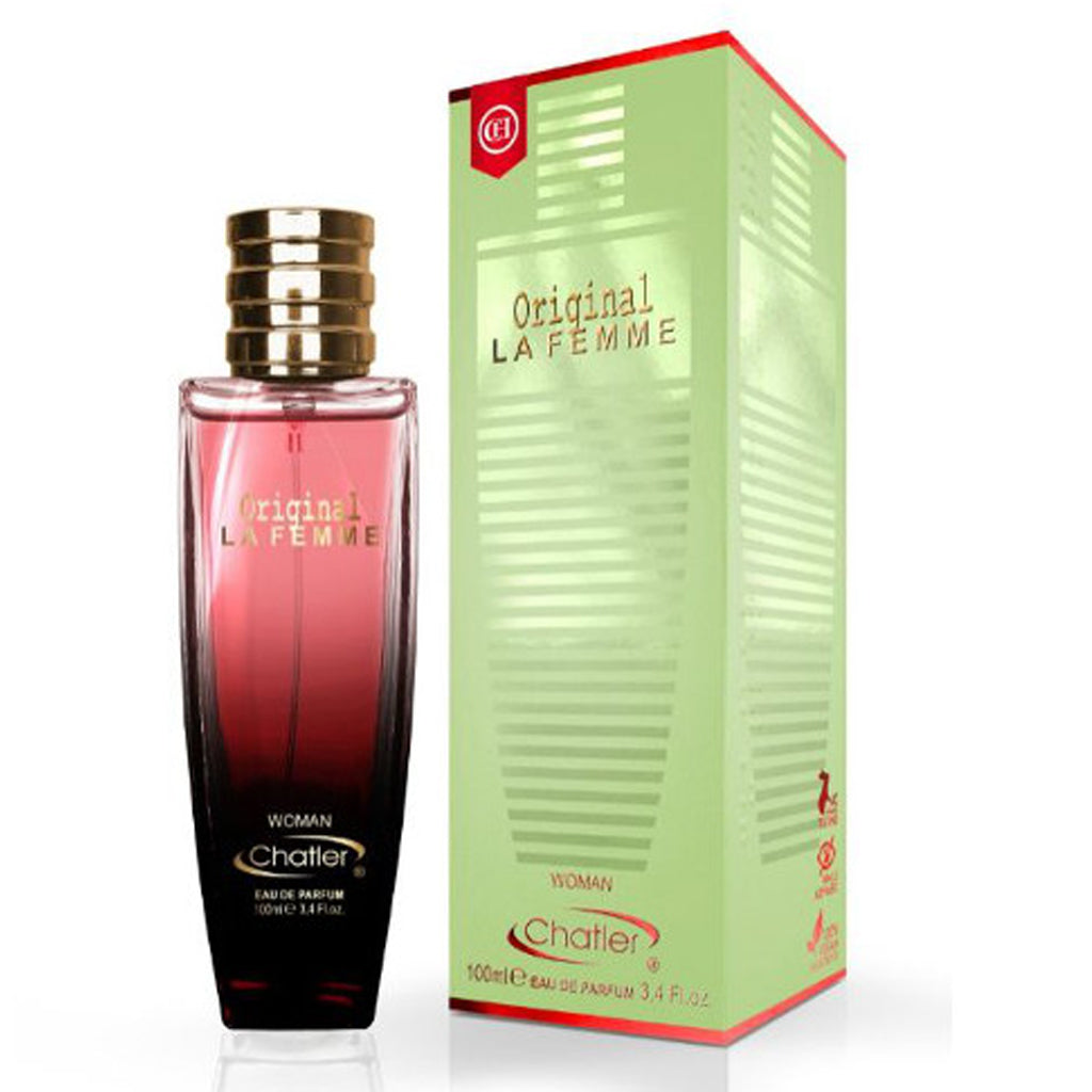 Chatler Original La Femme Eau de Parfum for 100 ml 3 pack