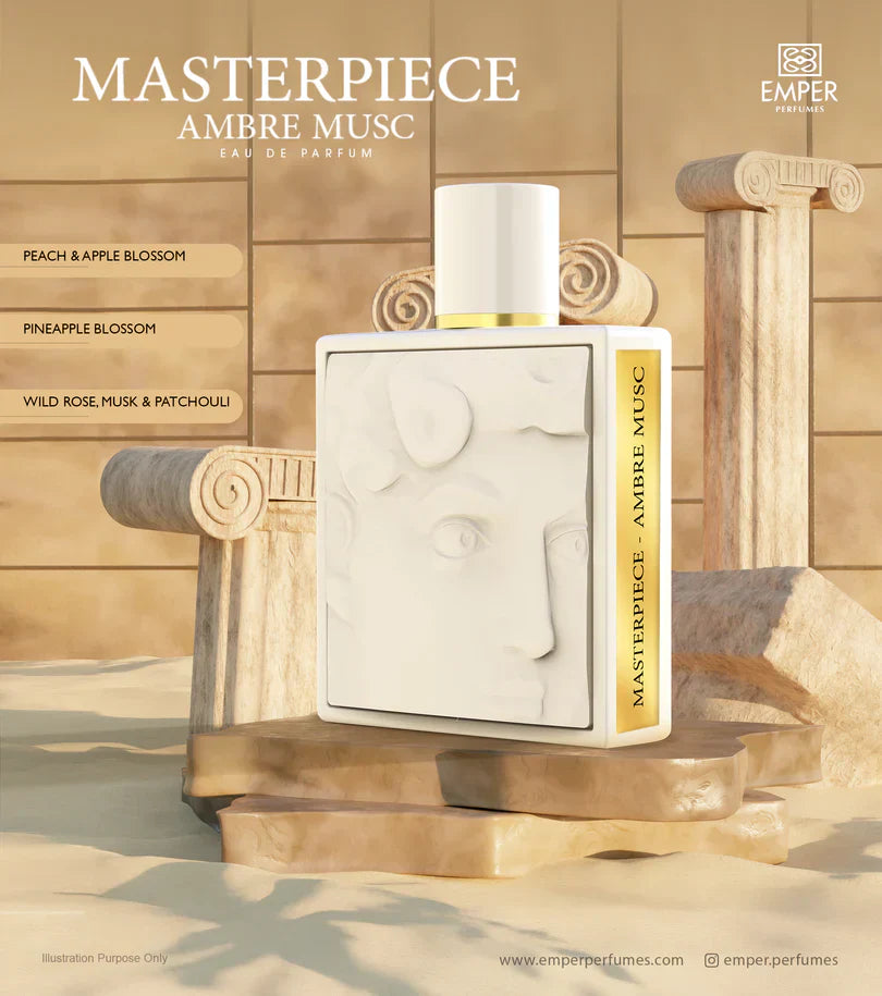 Emper Masterpiece Ambre Musc 100ml Eau De Parfum (EDP)