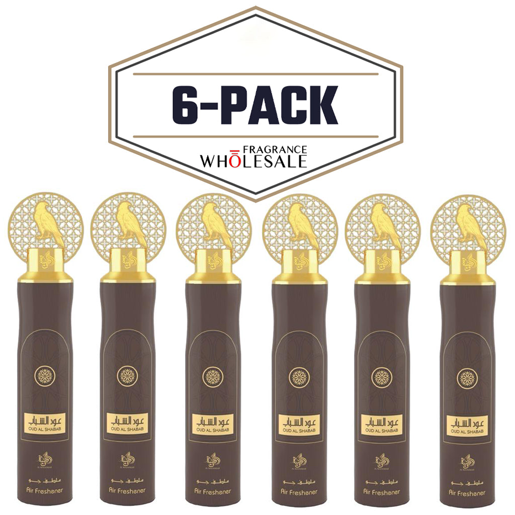 AL WATANIAH OUD AL SHABAB Air Freshener 300ml 6x PACK (6 units)