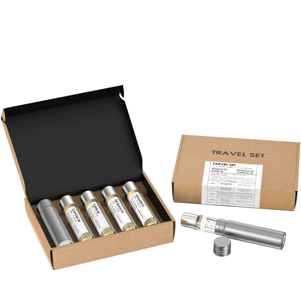 EMPER TRAVEL SET for Men Luxury Handcrafted Fragrance Kit (4 x 15ml EDP)