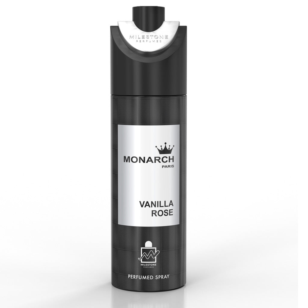 MILESTONE Monarch Vanilla Rose 200ML Deodorant 6 Pack
