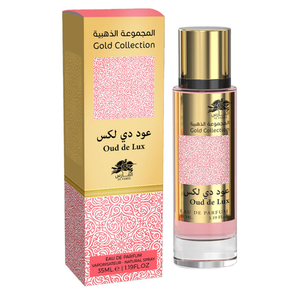 AL FARES Gold Collection Oud De lux Eau De Parfum Higly Concentrated 35ML X 6 PACK