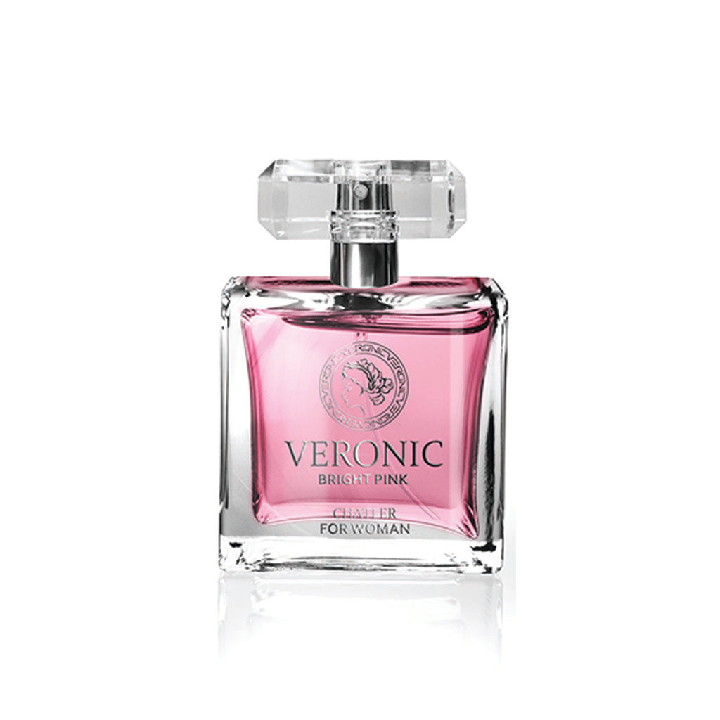 CHATLER Veronic Bright Pink Woman Eau De Parfum 100ml 3 pack