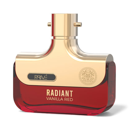 PRIVE Radiant Vanilla Red 100ML Eau De Parfum 3x PACK