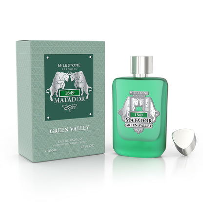 Milestone Collection 1849 Matador Green Valley 100ml Eau de Parfum — 3-Pack Wholesale