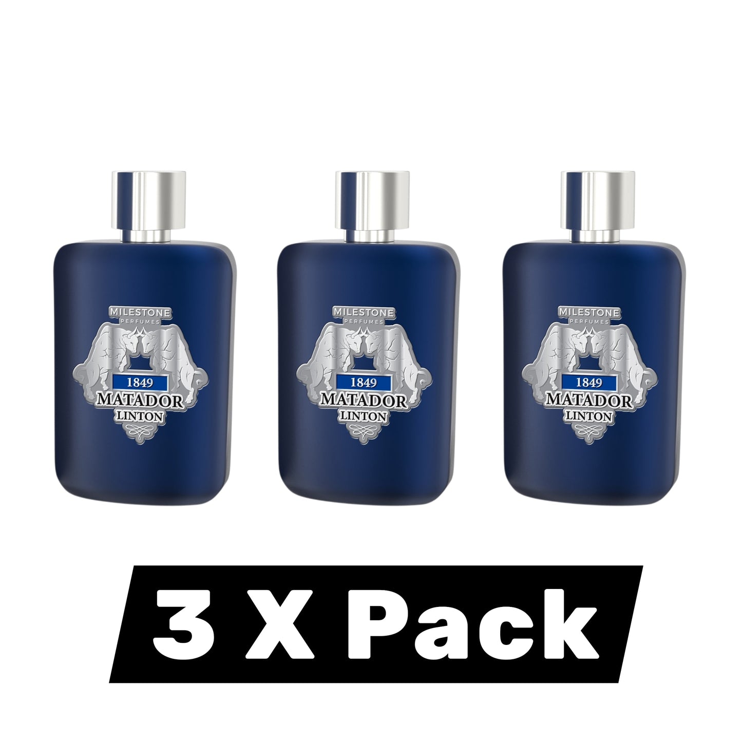 Milestone Collection 1849 Matador Linton 100 ml Eau de Parfum — 3-Pack Wholesale for Retailers | Helena Trade
