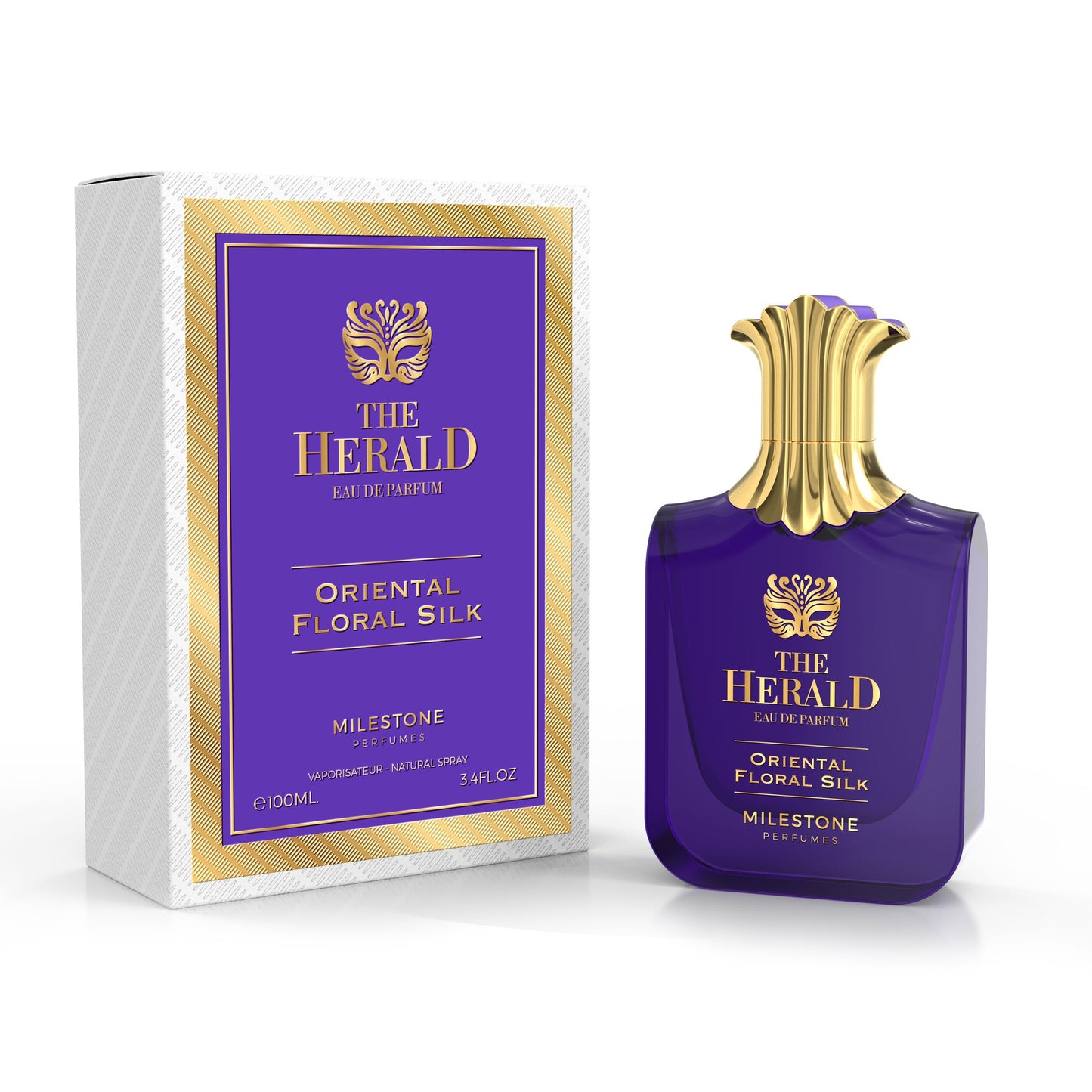 MILESTONE COLLECTION The Herald Oriental Floral Silk 100ML  EDP 3x PACK
