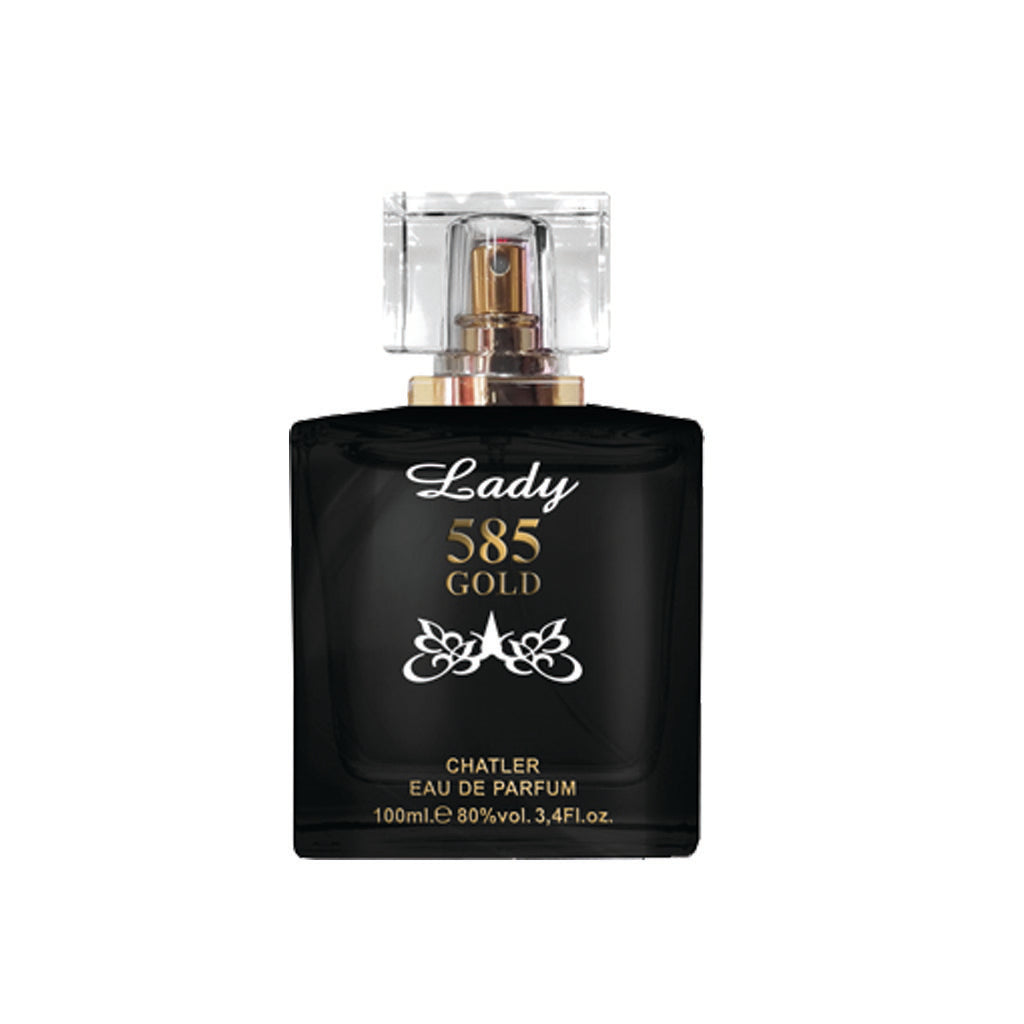 CHATLER 585 Gold Lady 100ml Eau De Parfum 3pack