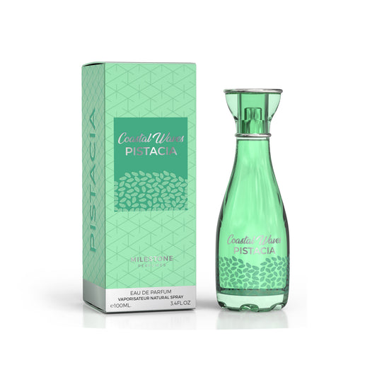Milestone Collection Coastal Waves Pistacia 100ml Eau de Parfum — 3-Pack Wholesale for Boutiques, Department Stores & Specialty Retail
