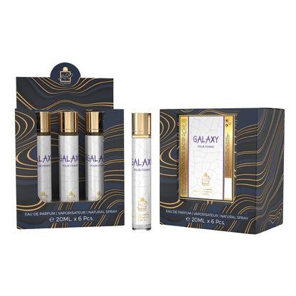 Milestone Galaxy Pour Femme Eau De Parfum 5x20ml Multipack + Free Tester — Retail-Ready Premium SKU for B2B Sales