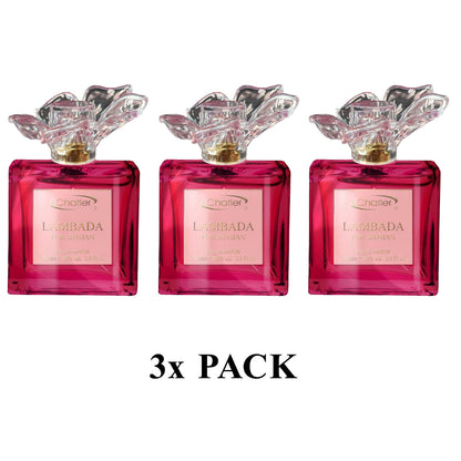 CHATLER Lambada Eau De Parfum 100ml 3x PACK