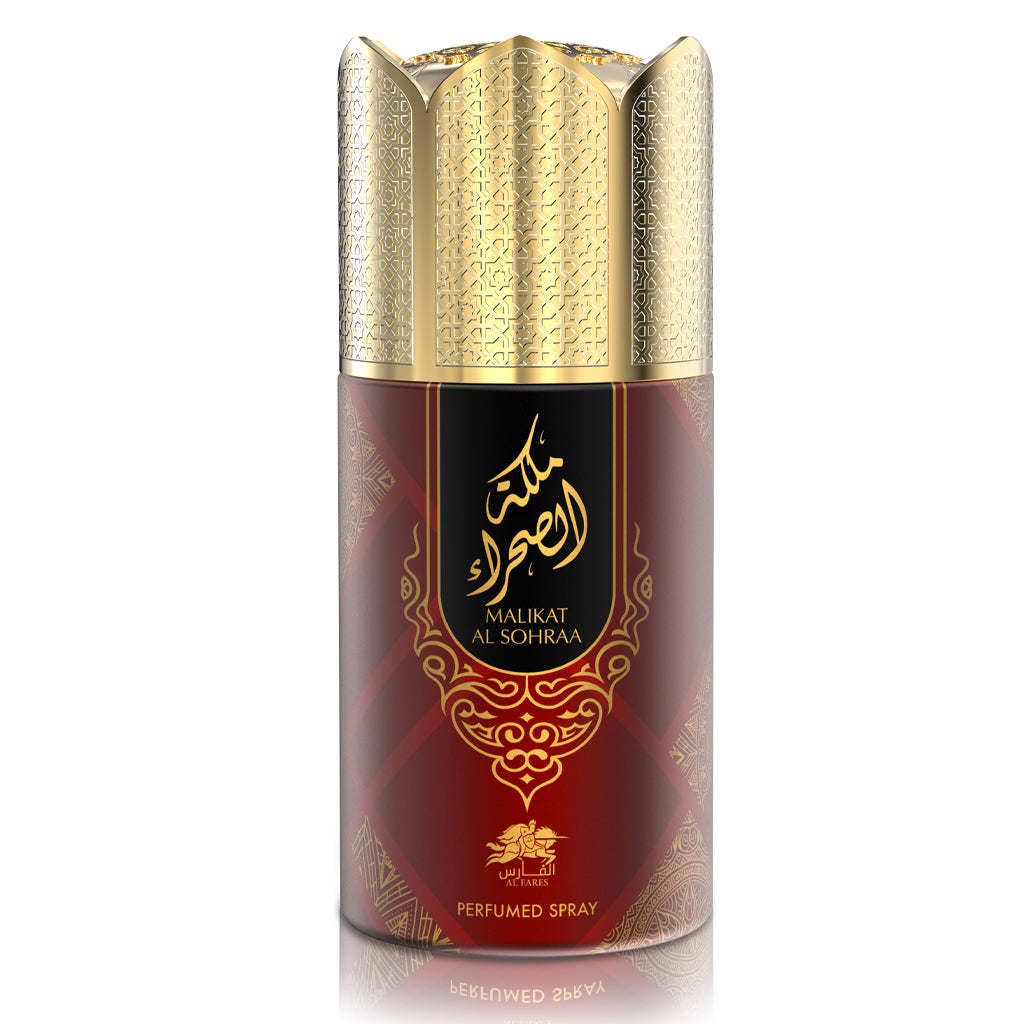 AL FARES Malikat Al Sohra Perfume Deodorant 250ml 6x PACK