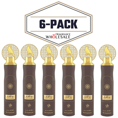 AL WATANIAH OUD AL SHABAB Air Freshener 300ml 6x PACK (6 units)