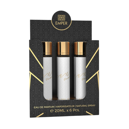 PRIVE SENO POUR FEMMA Eau De Parfum 23x 20ml Plus 1 Free Tester