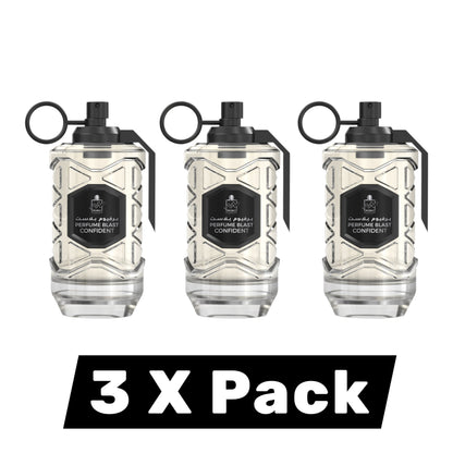 Milestone Collection Blast Confident 100ml EDP — 3-Pack Wholesale for Retail & Hospitality