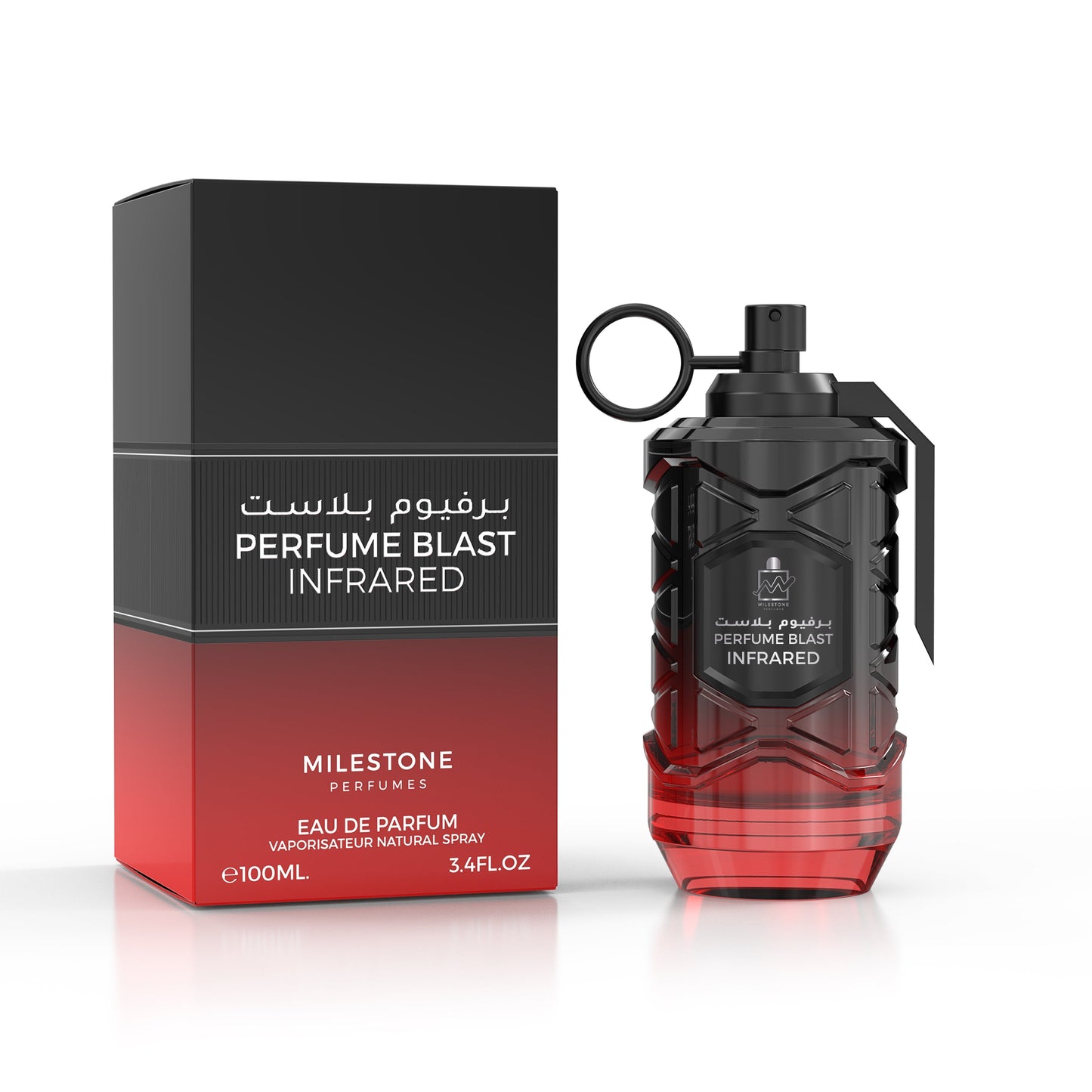 Milestone Collection "Blast Infrared" Eau de Parfum 100ml — 3-Pack Wholesale for Retailers & Corporate Gifting