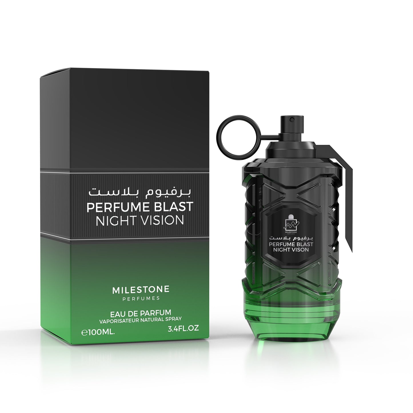 Milestone Collection — Night Vision Eau de Parfum 100 ml (3-Pack) | Premium High-Margin Fragrance for Retail & Hospitality