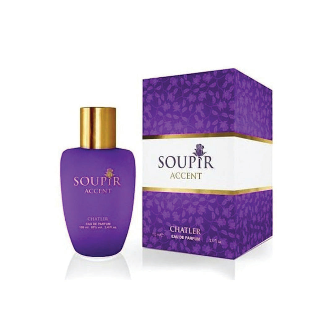 Chatler Soupir Accent Eau de Parfum Unisex 100ml 3pack