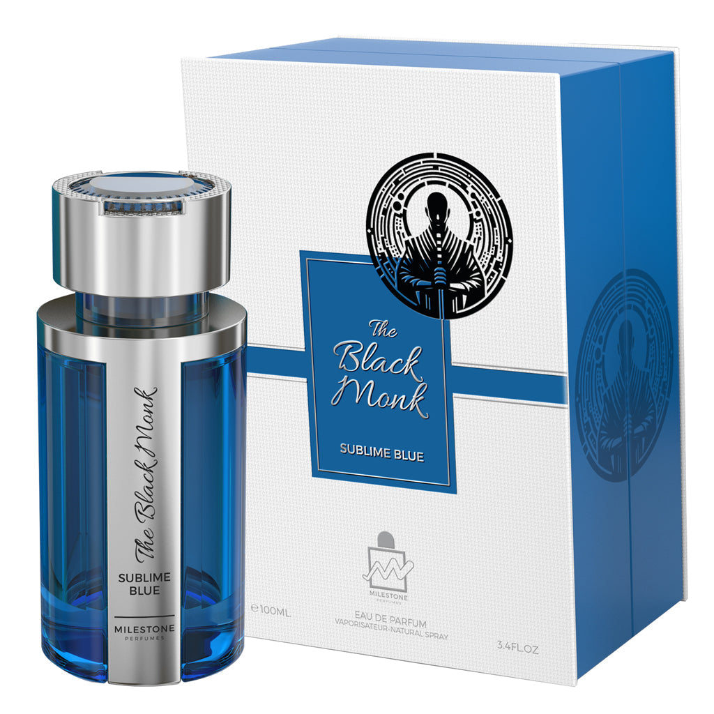 MILESTONE The Black Monk Sublime Blue 100ml EDP Pour Homme