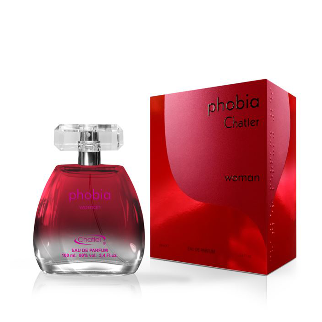 CHATLER Phobia Woman Eau De Parfum 100ml 3 pack
