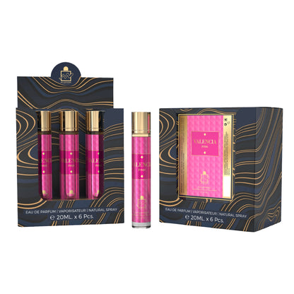 Milestone Valencia Pink Eau de Parfum — 5 x 20ml Wholesale Pack with Complimentary Tester for Retailers