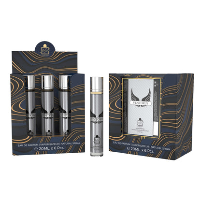 Milestone Ventorous Eau de Parfum Pack — 5 x 20ml + 1 Free Tester for Wholesale & Retail