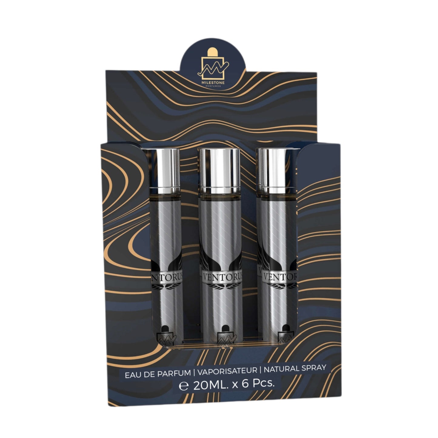 Milestone Ventorous Eau de Parfum Pack — 5 x 20ml + 1 Free Tester for Wholesale & Retail