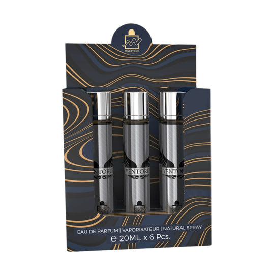 Milestone Ventorous Eau de Parfum Pack — 5 x 20ml + 1 Free Tester for Wholesale & Retail
