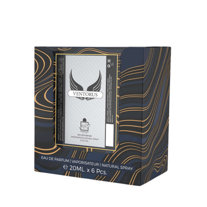 Milestone Ventorous Eau de Parfum Pack — 5 x 20ml + 1 Free Tester for Wholesale & Retail