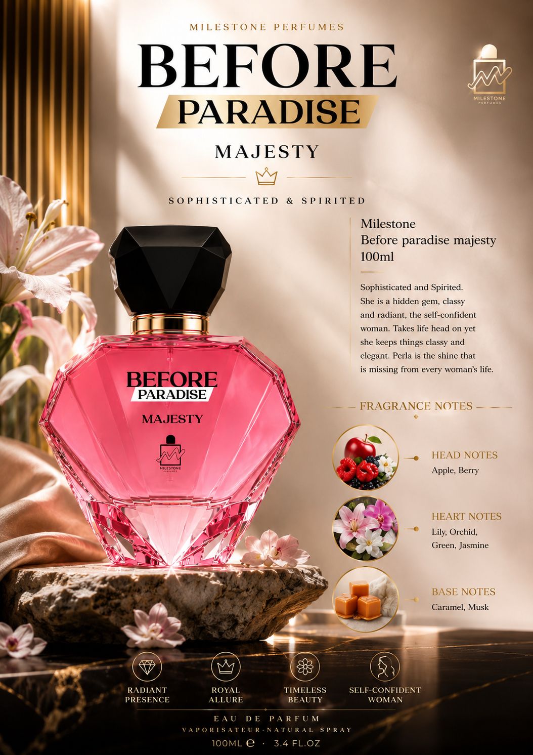 Milestone Before Paradise Majesty 100ml Eau de Parfum