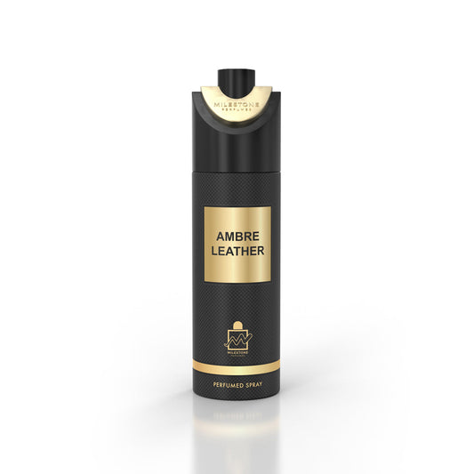 MILESTONE Ambre Leather (Unisex) 200ML Deodorant 6 Pack