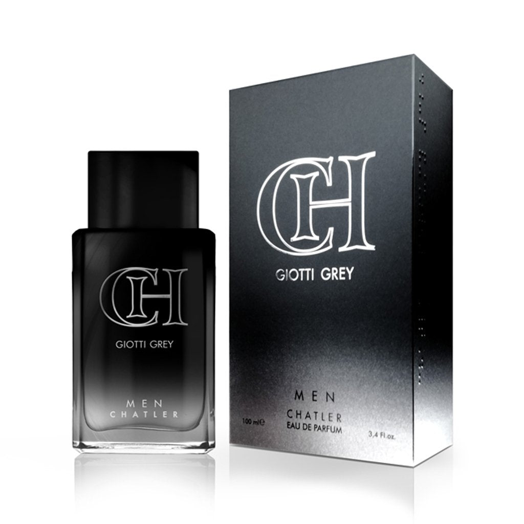 CHATLER Giotti Gray Men 100ml Eau De Parfum 3 pack