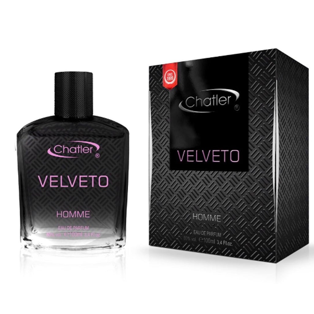 CHATLER VELVETO Pour Homme 100ml EDP 3 pack