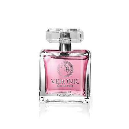 CHATLER Veronic Bright Pink Woman Eau De Parfum 100ml 3 pack